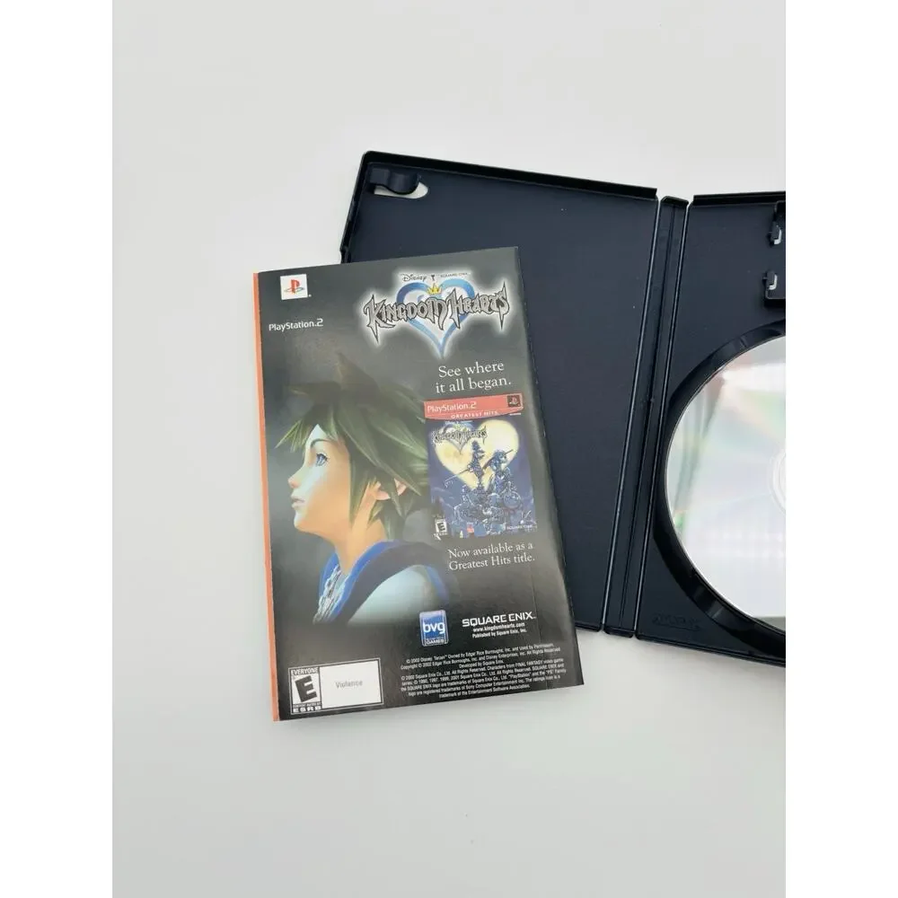 Kingdom Hearts II (PlayStation 2, 2006) CIB TESTED WORKING